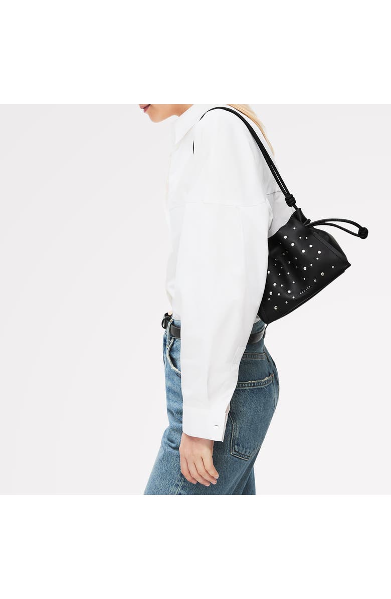 Radley The Roxburgh - Stud Small Drawstring Crossbody Bag, Alternate, color, Black