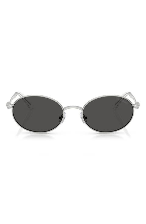 53mm Oval Sunglasses