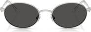 Swarovski 53mm Oval Sunglasses