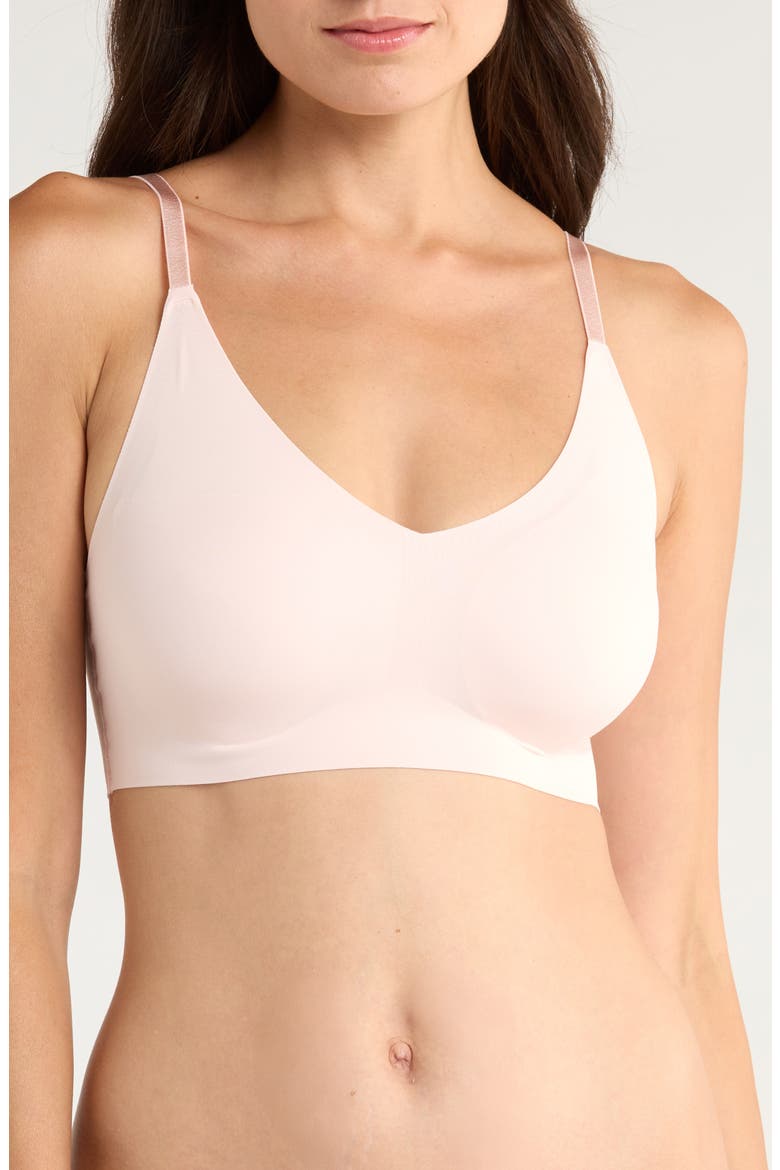 The True Body Triangle Convertible Strap Bralette, Main, color, PEONY