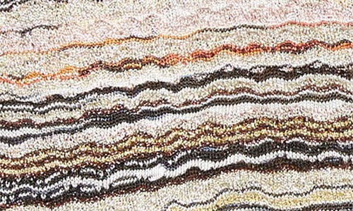 MISSONI MISSONI METALLIC ZIGZAG V-NECK CARDIGAN