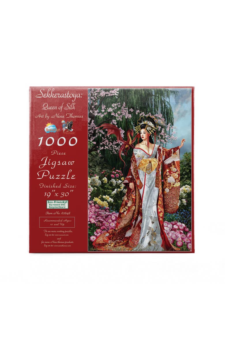 Sunsout Queen of Silk 1000 piece Jigsaw Puzzle for Adults, Alternate, color, Multicolor