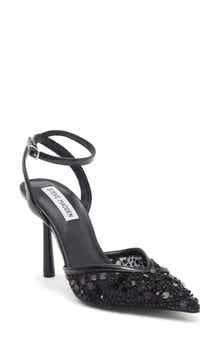Steve Madden Sherrie Beaded Ankle Strap Pump