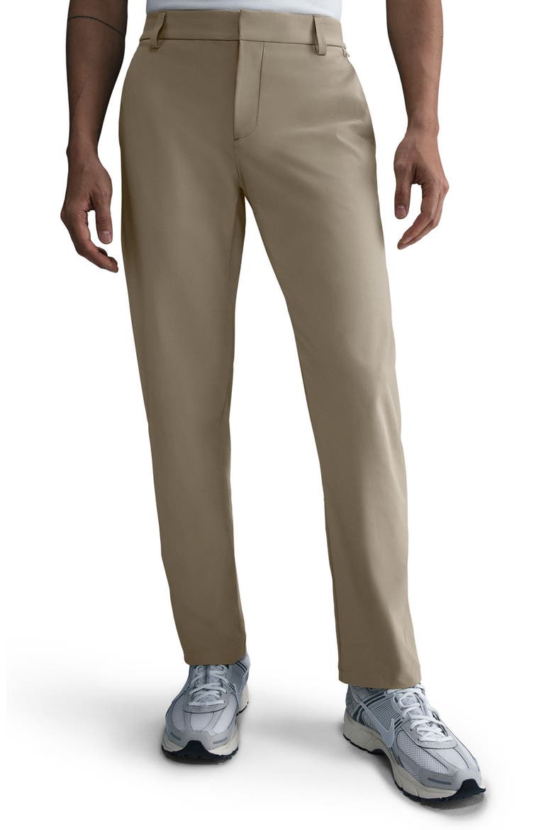 24.7 PerfectStretch Dri-FIT Regular Fit Flat Front Pants, Main, color, 251 DSTKKI/KHAKI