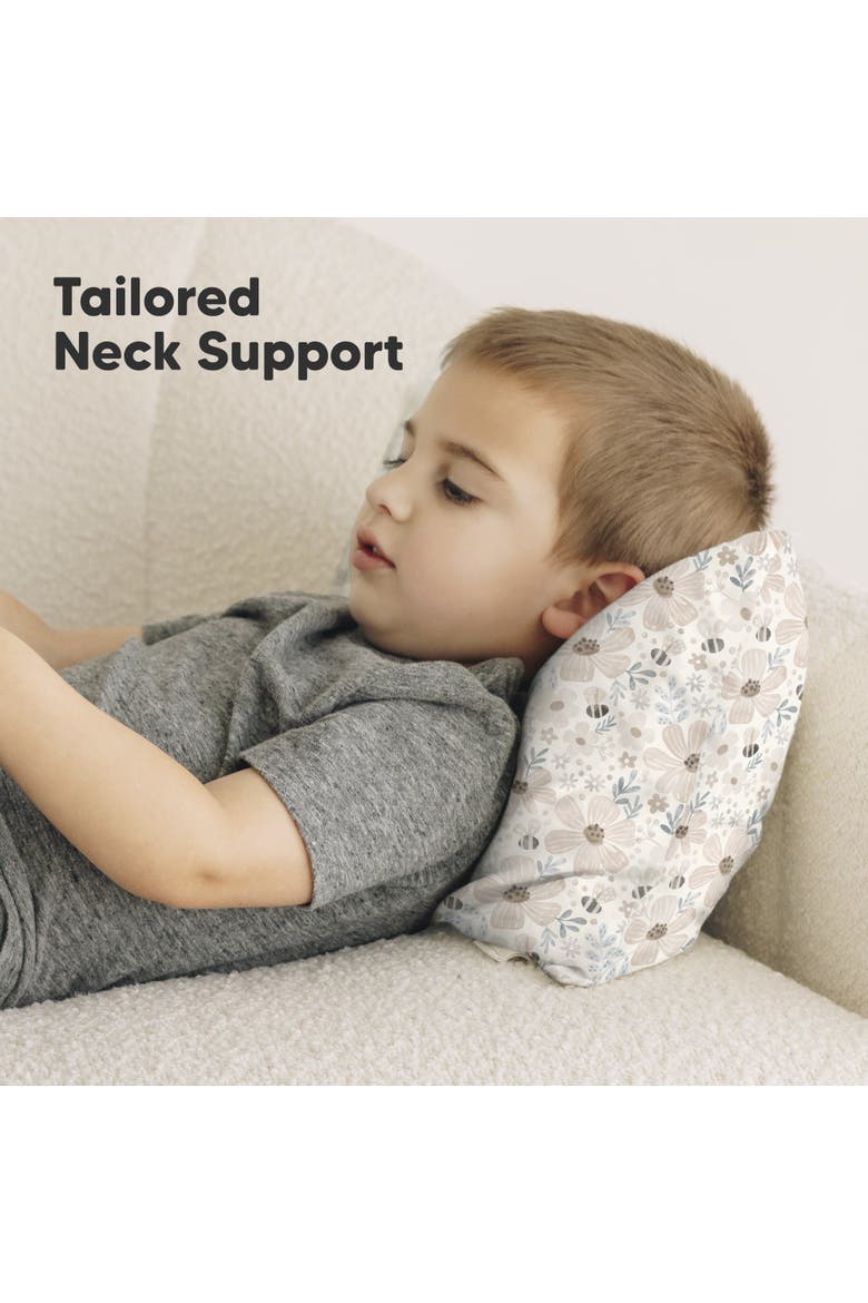 Buddy Toddler Pillow, Alternate, color, Flora Vale