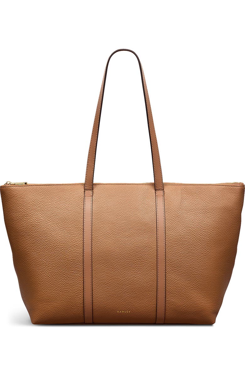 Radley Lynton Large Leather Tote, Main, color, Chai