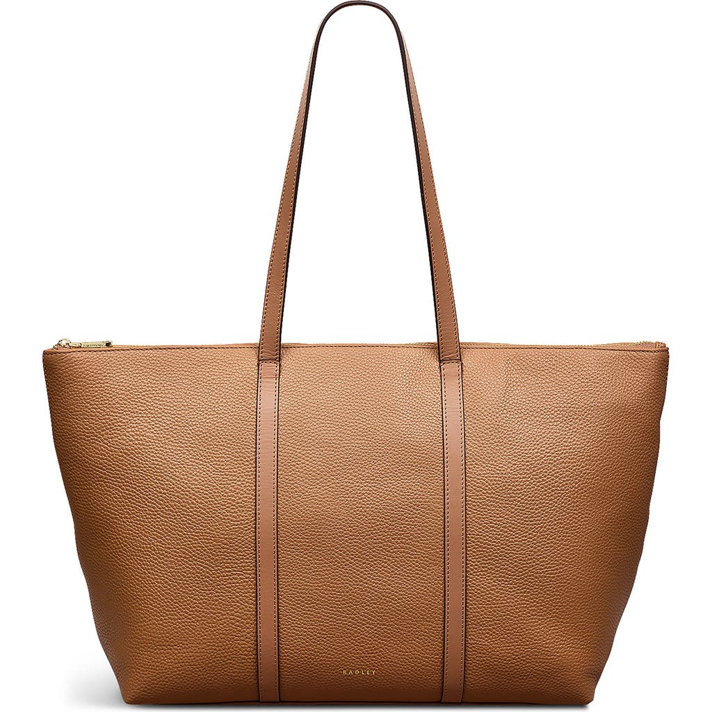 Radley Lynton Large Leather Tote In Brown