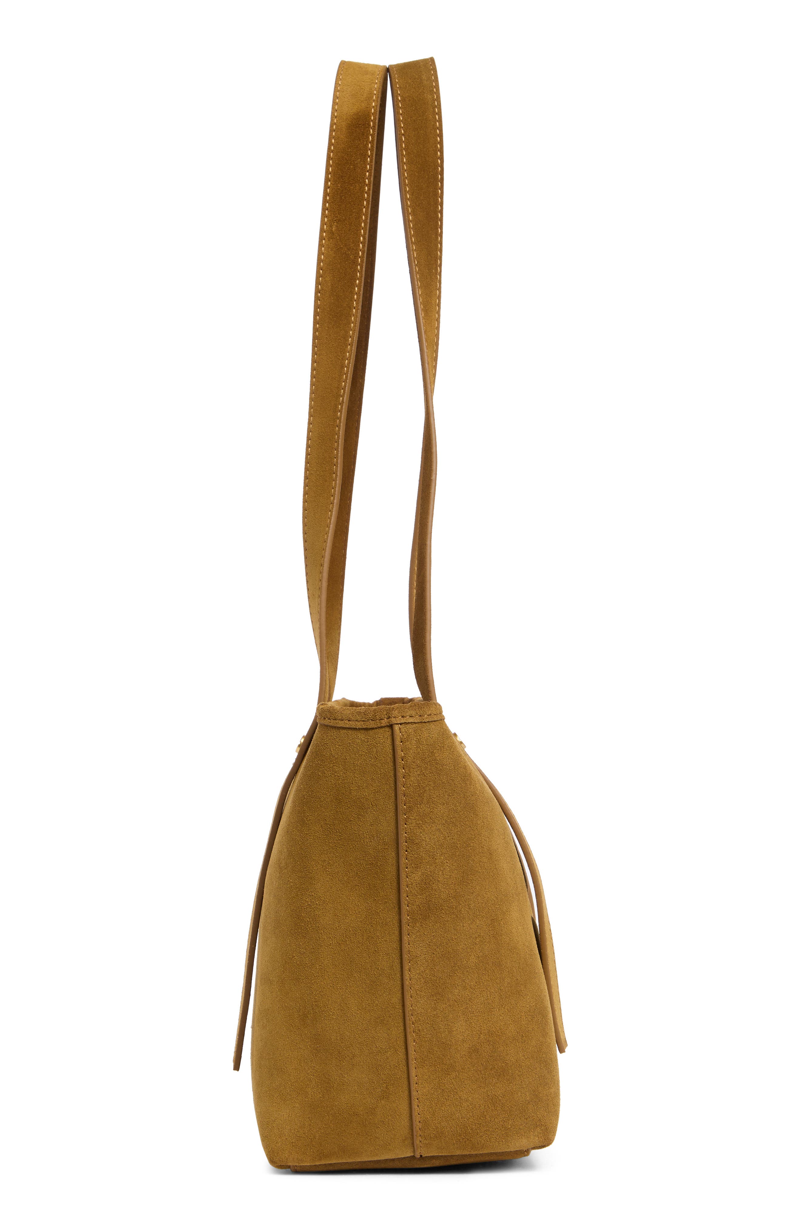 Small Day Off Leather Tote, Alternate, color, BISCOTTI