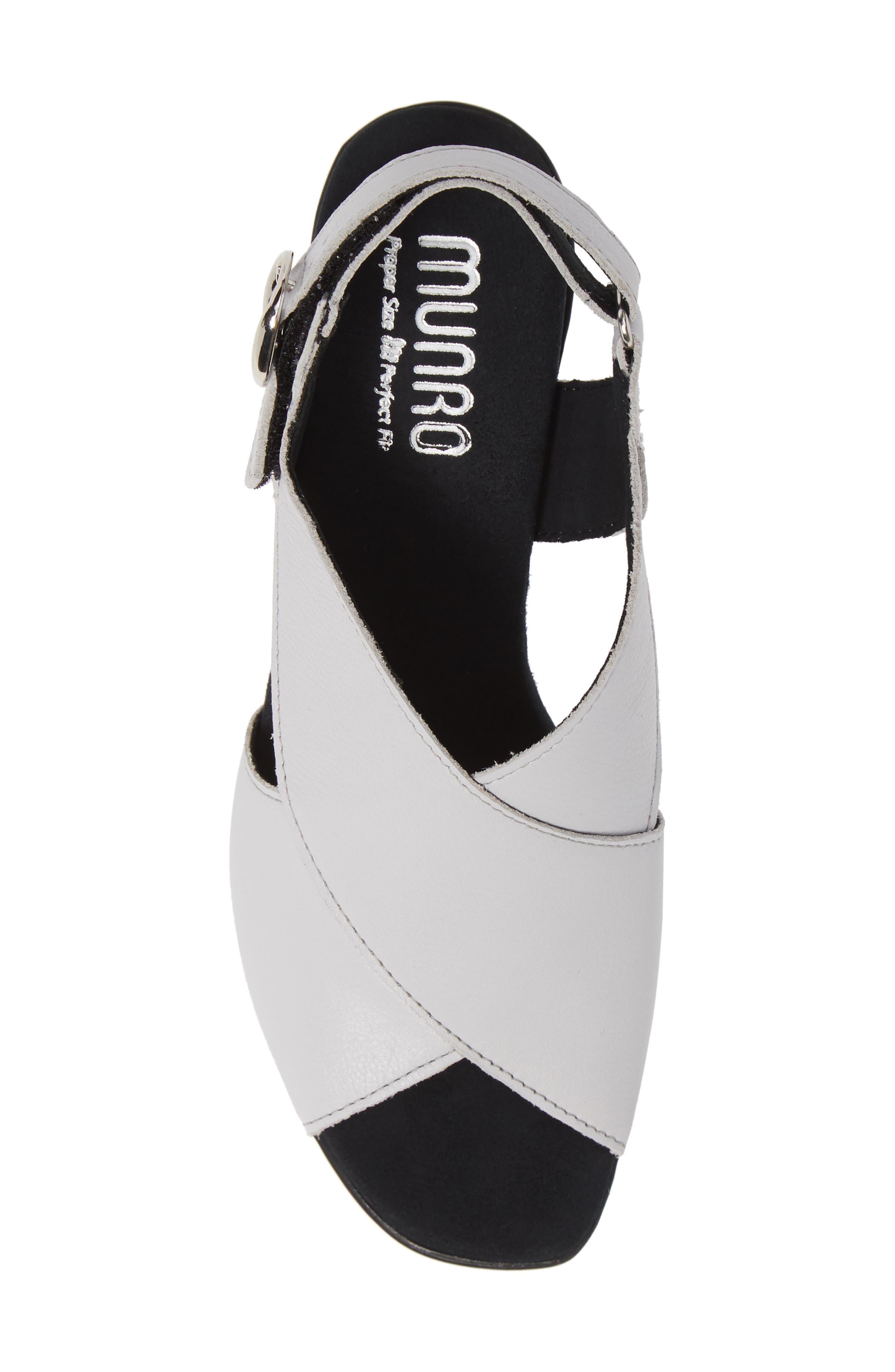 Laine Block Heel Sandal - Multiple Widths Available, Alternate, color, OFF WHITE LEATHER