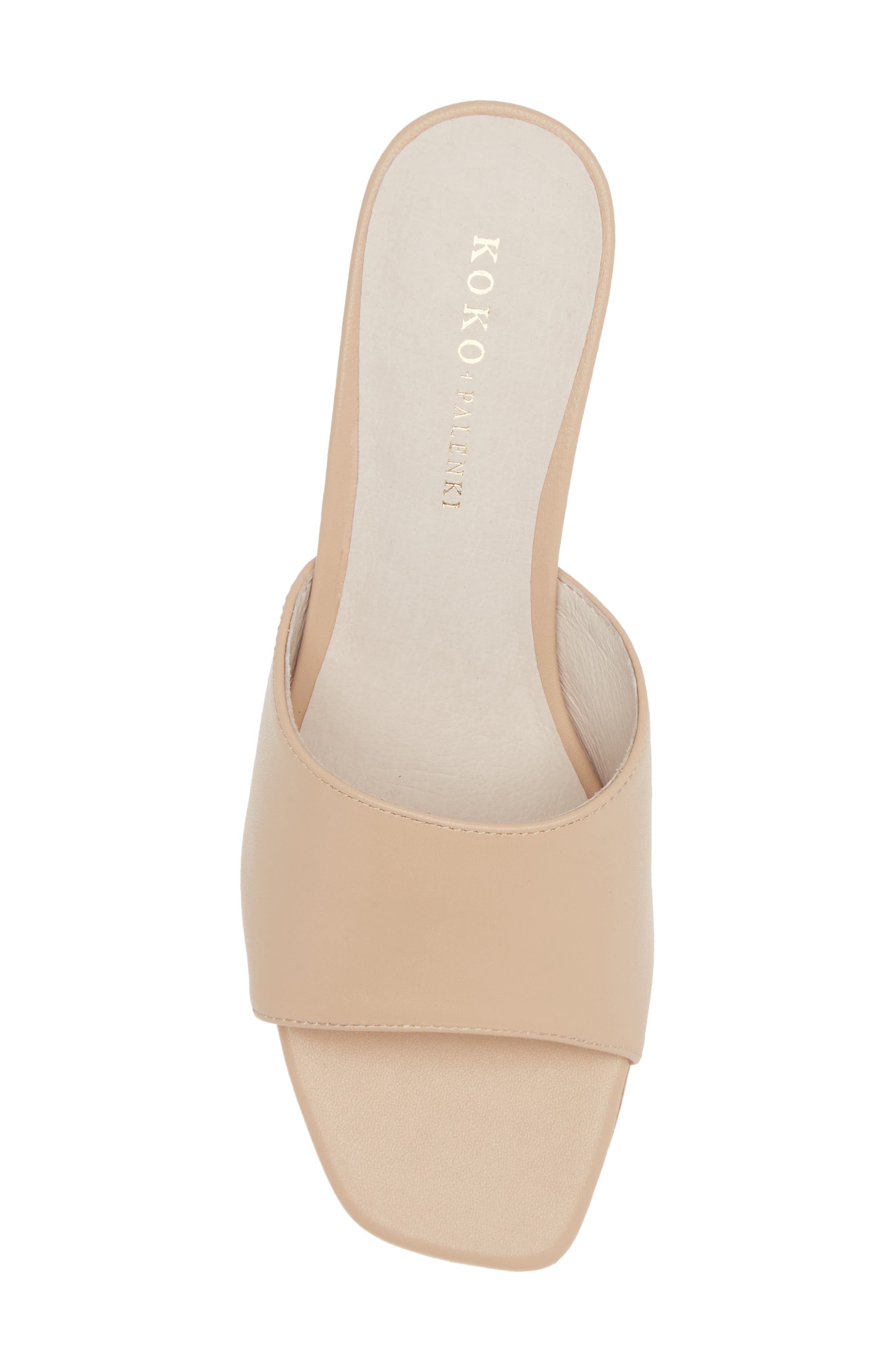 KOKO + PALENKI Belize Sandal, Alternate, color, Nude Leather