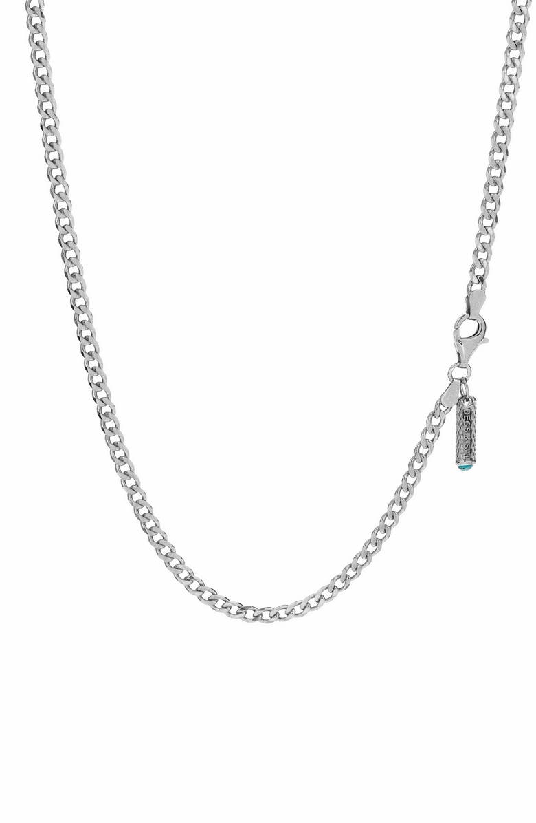 Degs & Sal Men's Sterling Silver Cuban Chain Necklace, Alternate, color, Silver