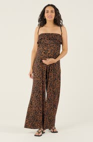 Cache Coeur Maternity and Nursing Jumpsuit Irma