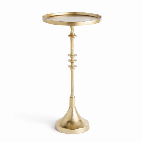 Conrad Gold Aluminum Side Table