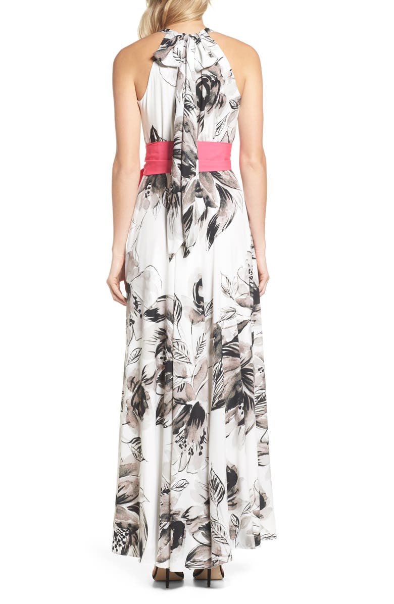 Eliza J Chiffon Maxi Dress, Alternate, color, 