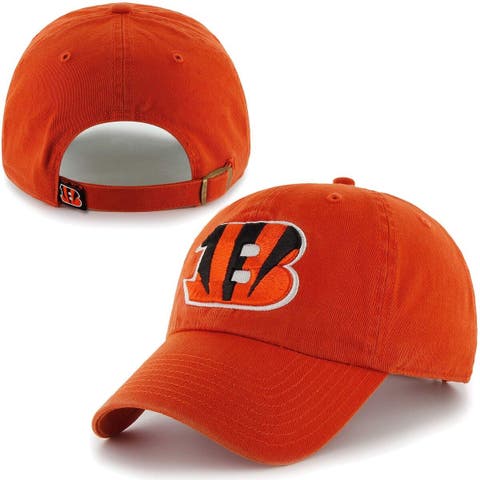 Mens Cincinnati Bengals '47 Brand Orange Cleanup Adjustable Hat