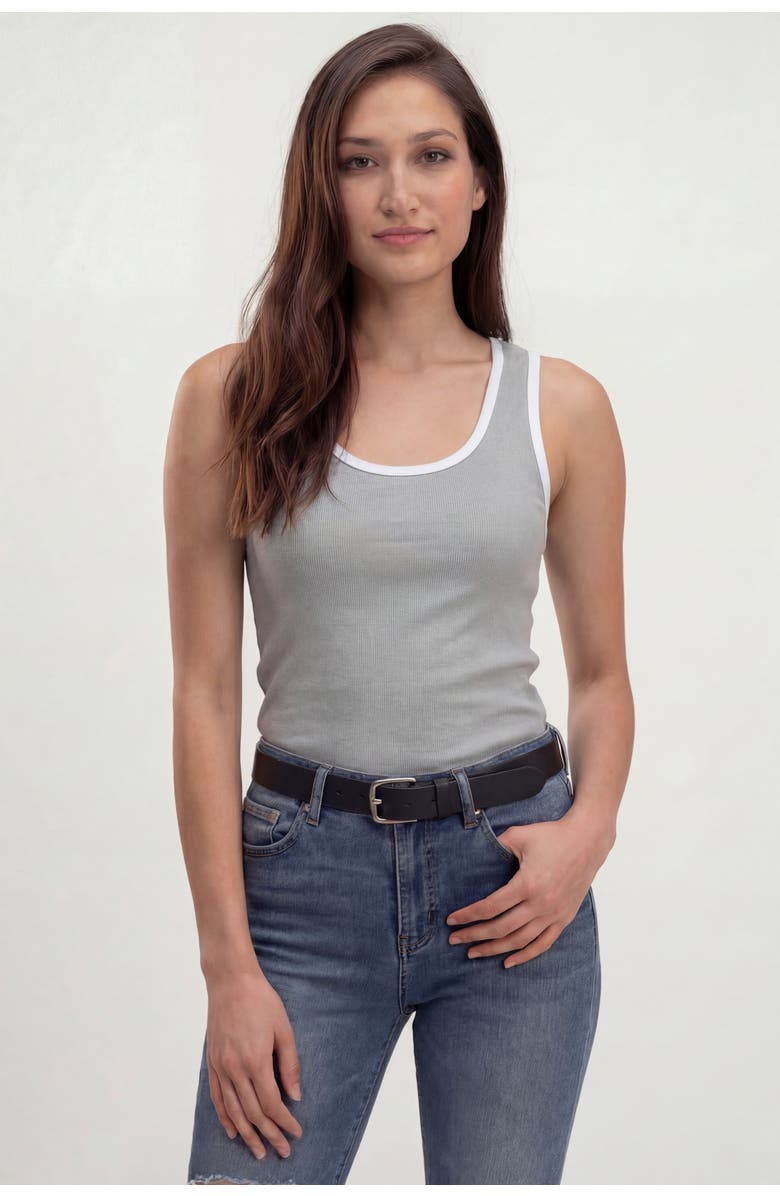 Solomon & Sage Women's S&G Classic Tank Top, Alternate, color, Gray