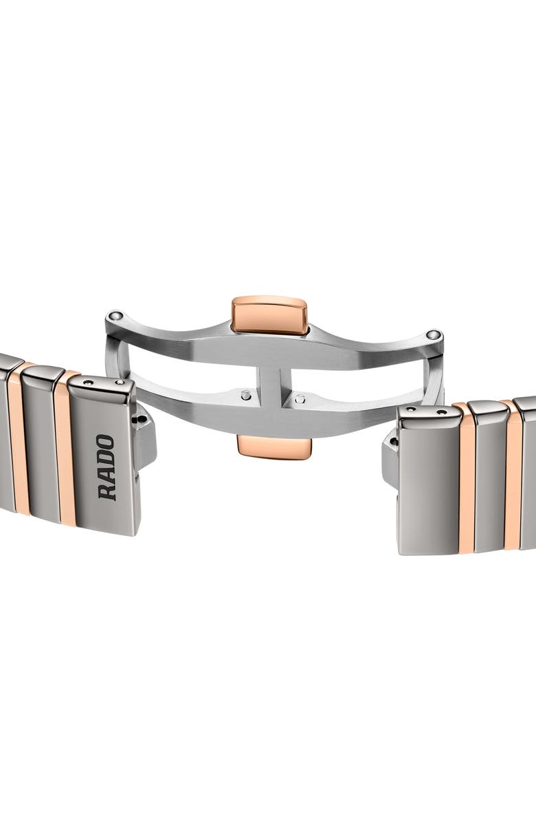 RADO Anatom Automatic Ceramic Bracelet Watch, 32.5mm, Alternate, color, Black