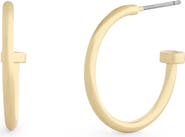 COACH Small Core Hoop Earrings