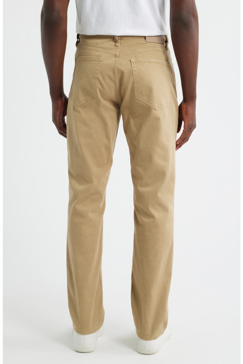 Charisma Stretch Cotton Straight Leg Pants, Alternate, color, BEIGE HONEYCOMB