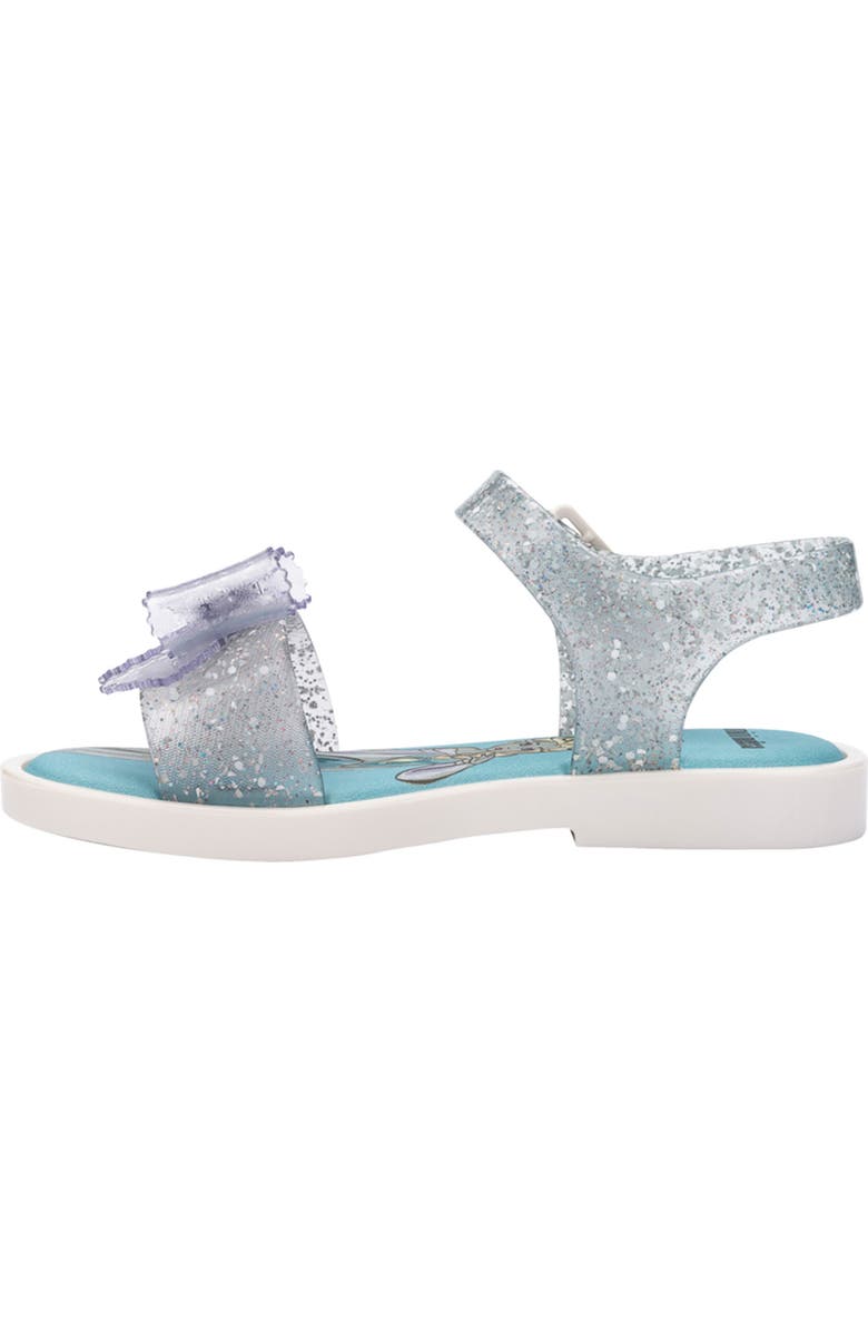 Mini Melissa x Disney Mar Jelly Sandal, Alternate, color, Clear Glit