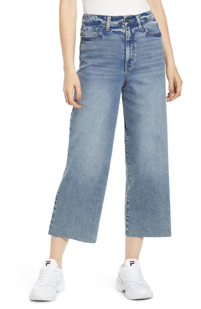 Tinsel Wide Leg Crop Jeans, Main, color,