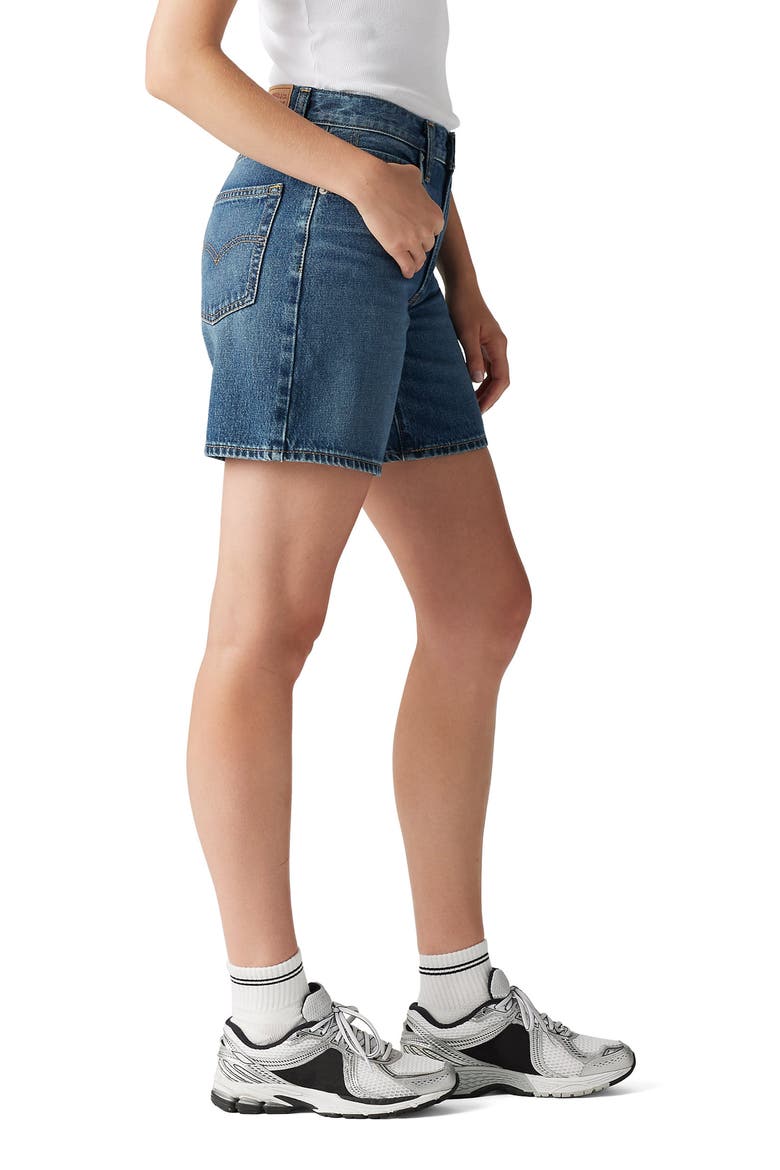 '94 Baggy Denim Shorts, Alternate, color, COOKIE CRUNCH