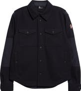 Moncler Logo Patch Shirt Jacket