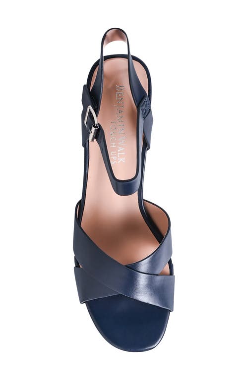 Touch Ups Toby Ankle Strap Platform Sandal In Blue