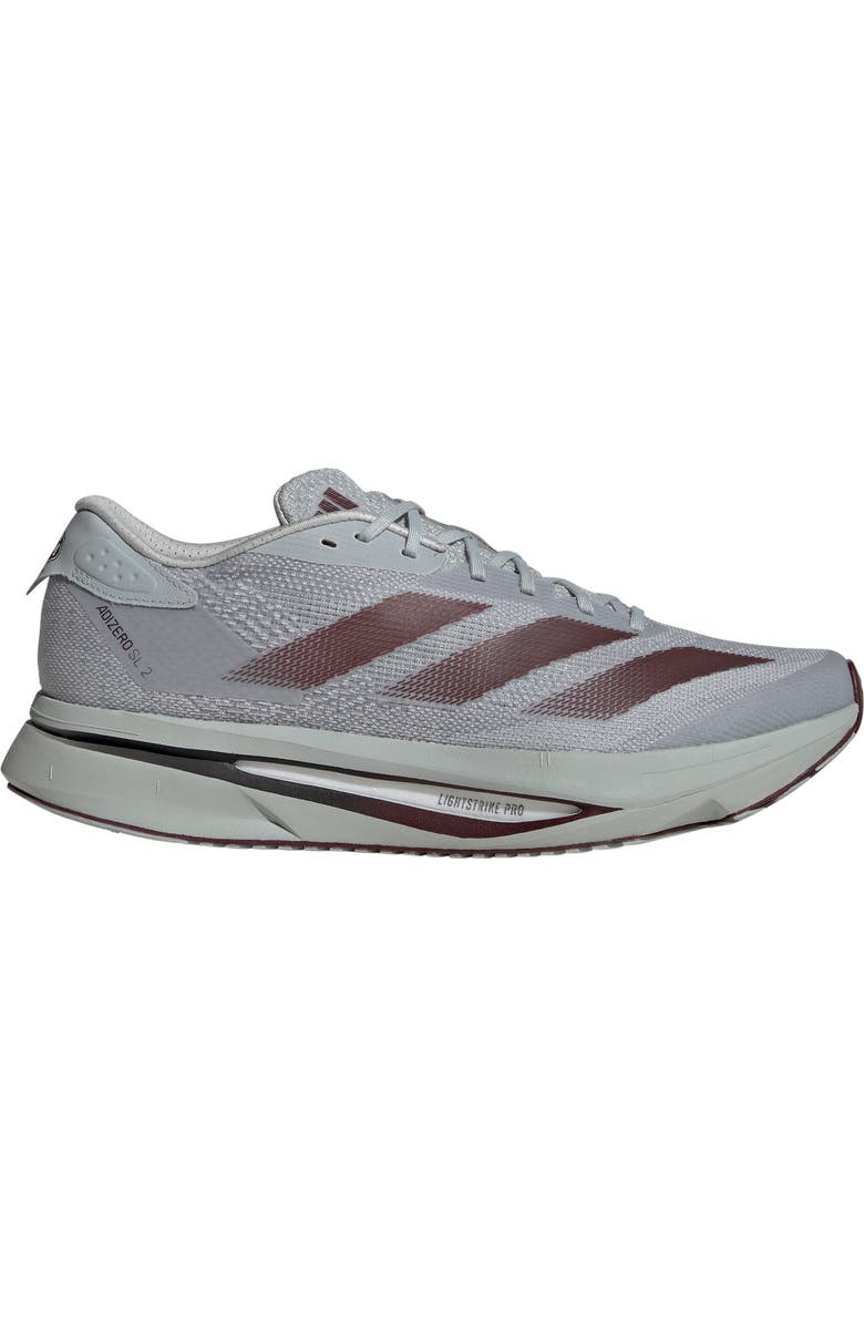 adidas Adizero SL2 Running Shoe, Alternate, color, Team Maroon 2/ Stone/ White
