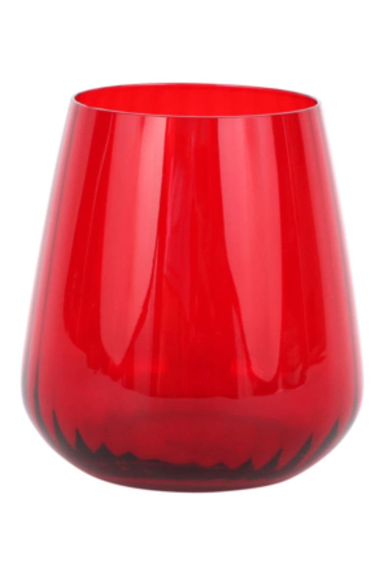 Francesca Double Old Fashioned Glass, Main, color, RED