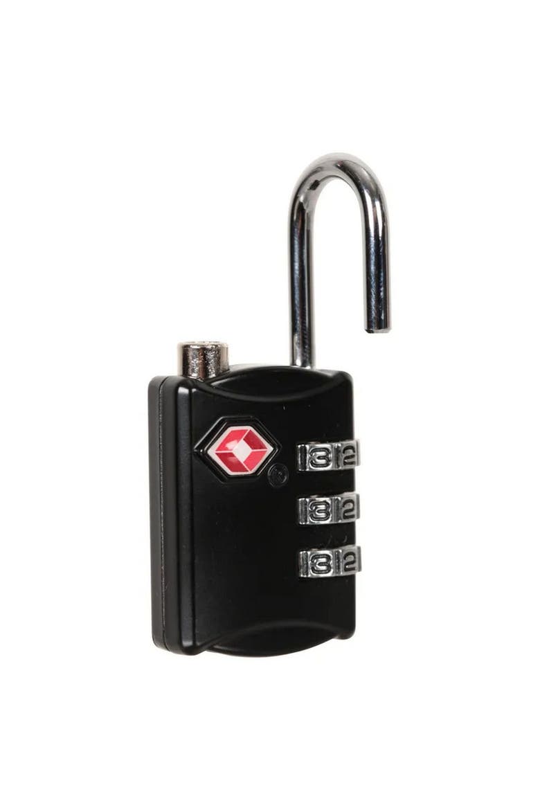 Tsa Combination Padlock, Alternate, color, Black