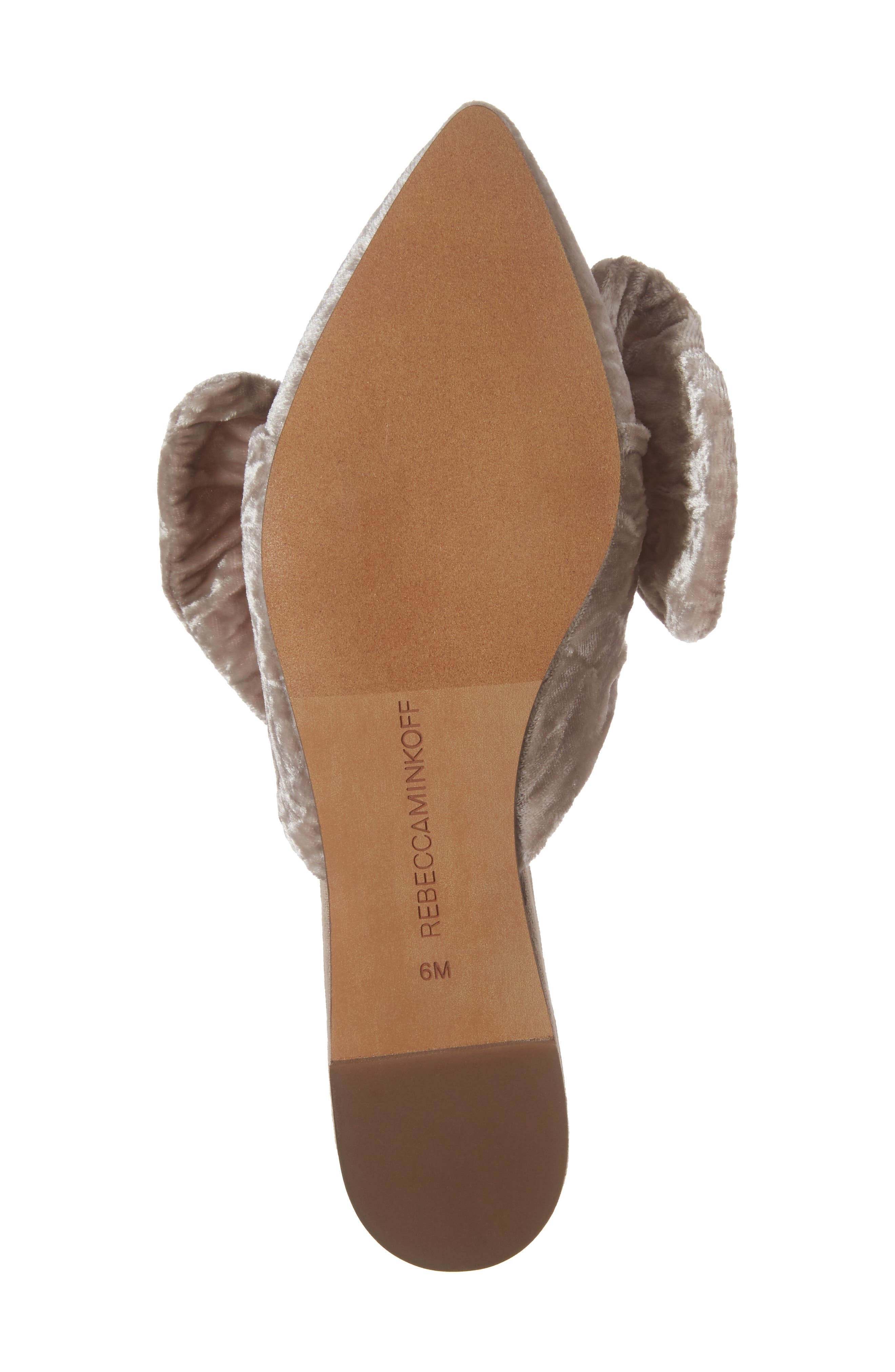 Alexis Bow Mule, Alternate, color, GREY VELVET