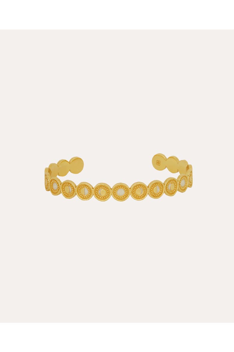 Moon Bangle, Main, color, Gold