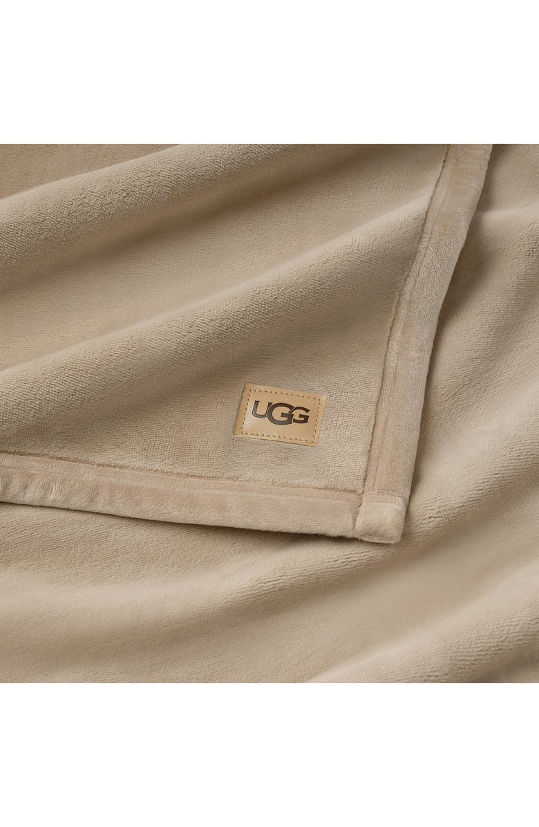 UGG<sup>®</sup> Coco Throw Blanket, Alternate, color, Mustard Seed