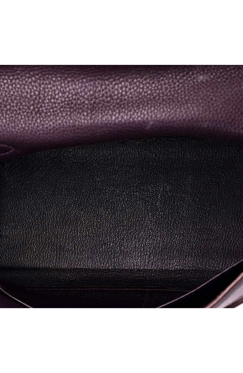 Pre-Owned Hermes Kelly Handbag Purple Togo with Palladium Hardware 28, Alternate, color, Raisin