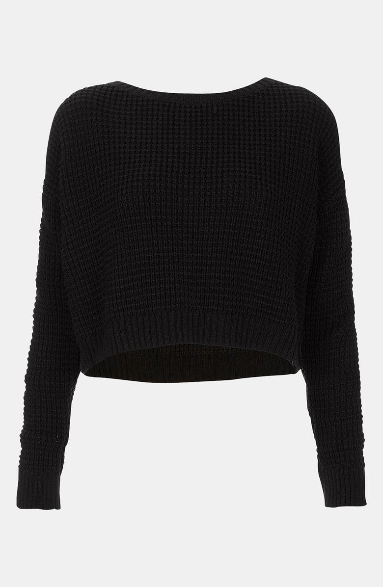 Topshop Crop Sweater, Main, color,
