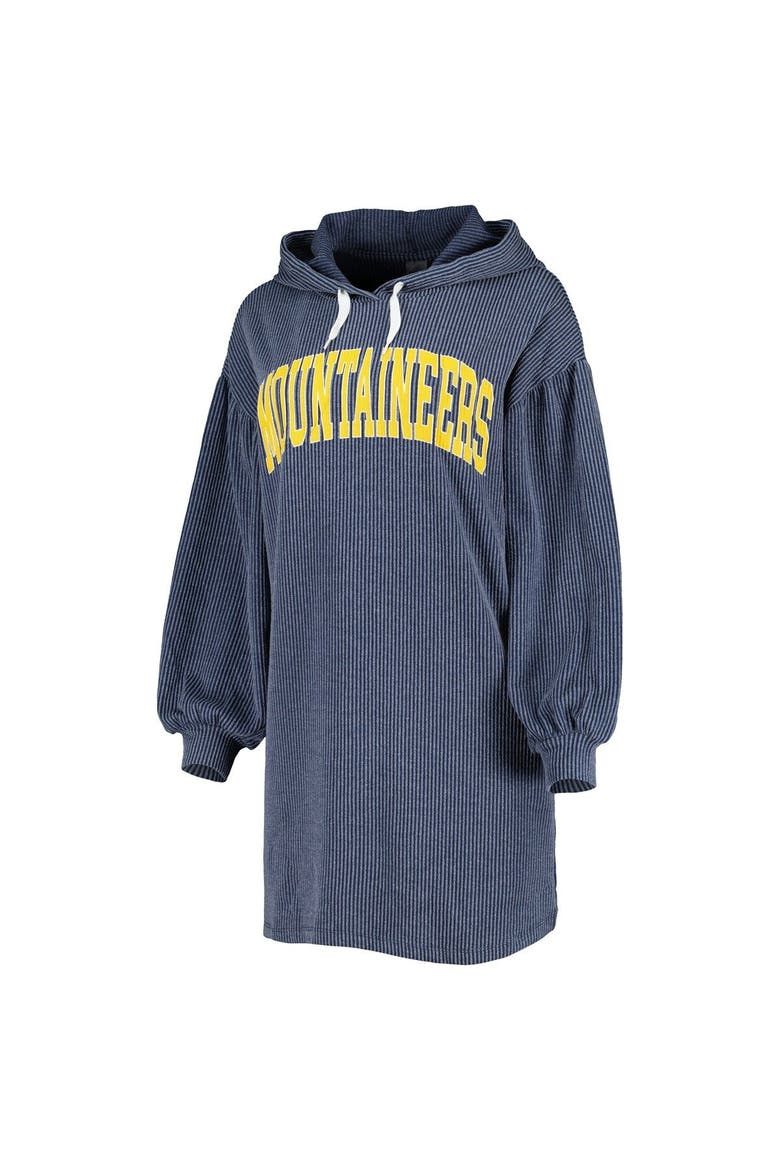 Women's Gameday Couture Navy West Virginia Mountaineers Game Winner Vintage Wash Tri-Blend Dress, Alternate, color, Navy