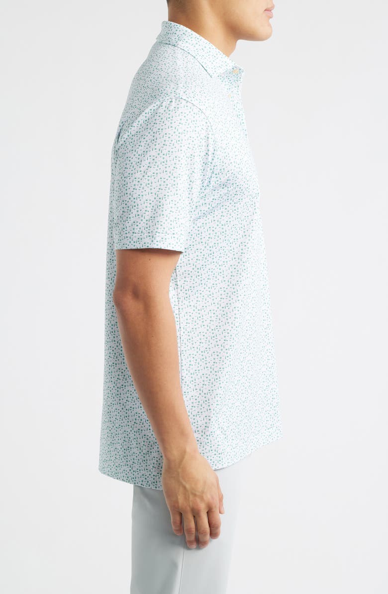 Peter Millar Cheers Performance Jersey Polo, Alternate, color, White