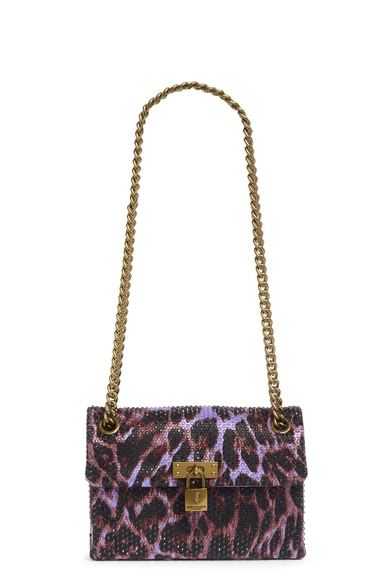 Mini Brixton Crystal Satin Crossbody Bag, Main, color, LIGHT/ PASTEL PURPLE