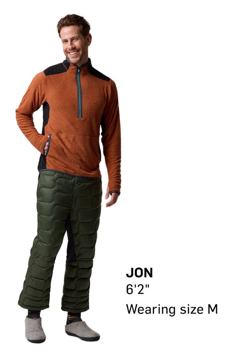 Backcountry Highliner Primaloft Air-Perm Fleece 1/4-Zip - Men's, Alternate, color, Sierra/Black