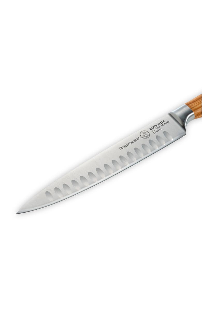 Messermeister Oliva Elite 8 inch Kullenschliff Carving Knife, Alternate, color, Oliva