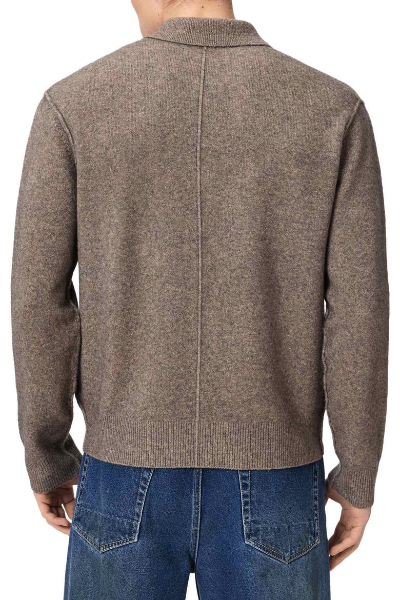 Bobbie Zip Cardigan, Alternate, color, SWAN TAUPE