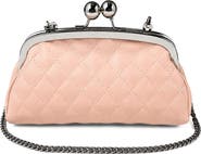 Persaman New York Alethea Quilted Leather Clutch