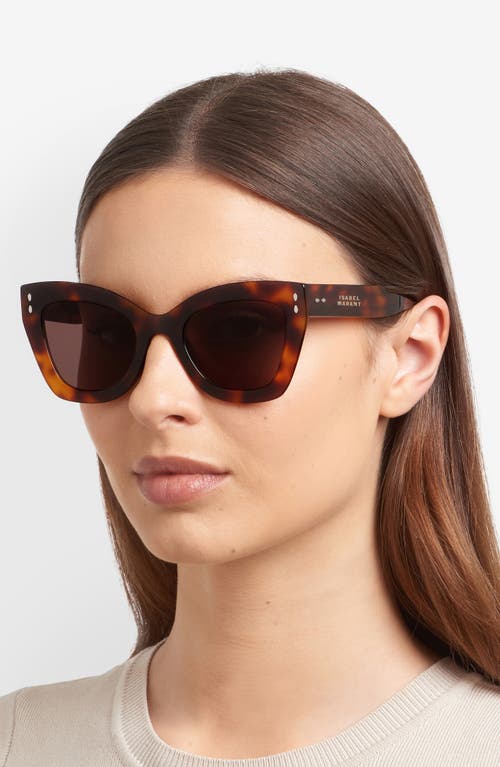Isabel Marant 51mm Cat Eye Sunglasses In Brown