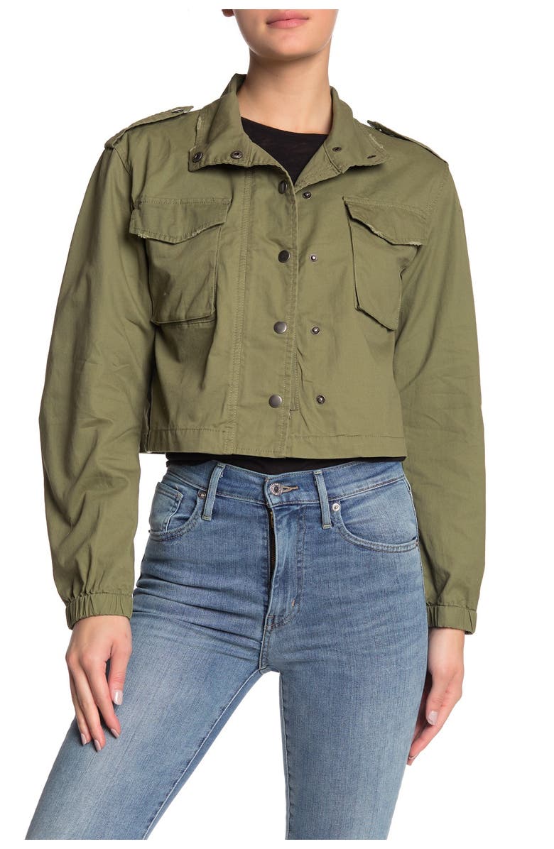 Ten Sixty Sherman Cropped Utility Jacket, Main, color, 