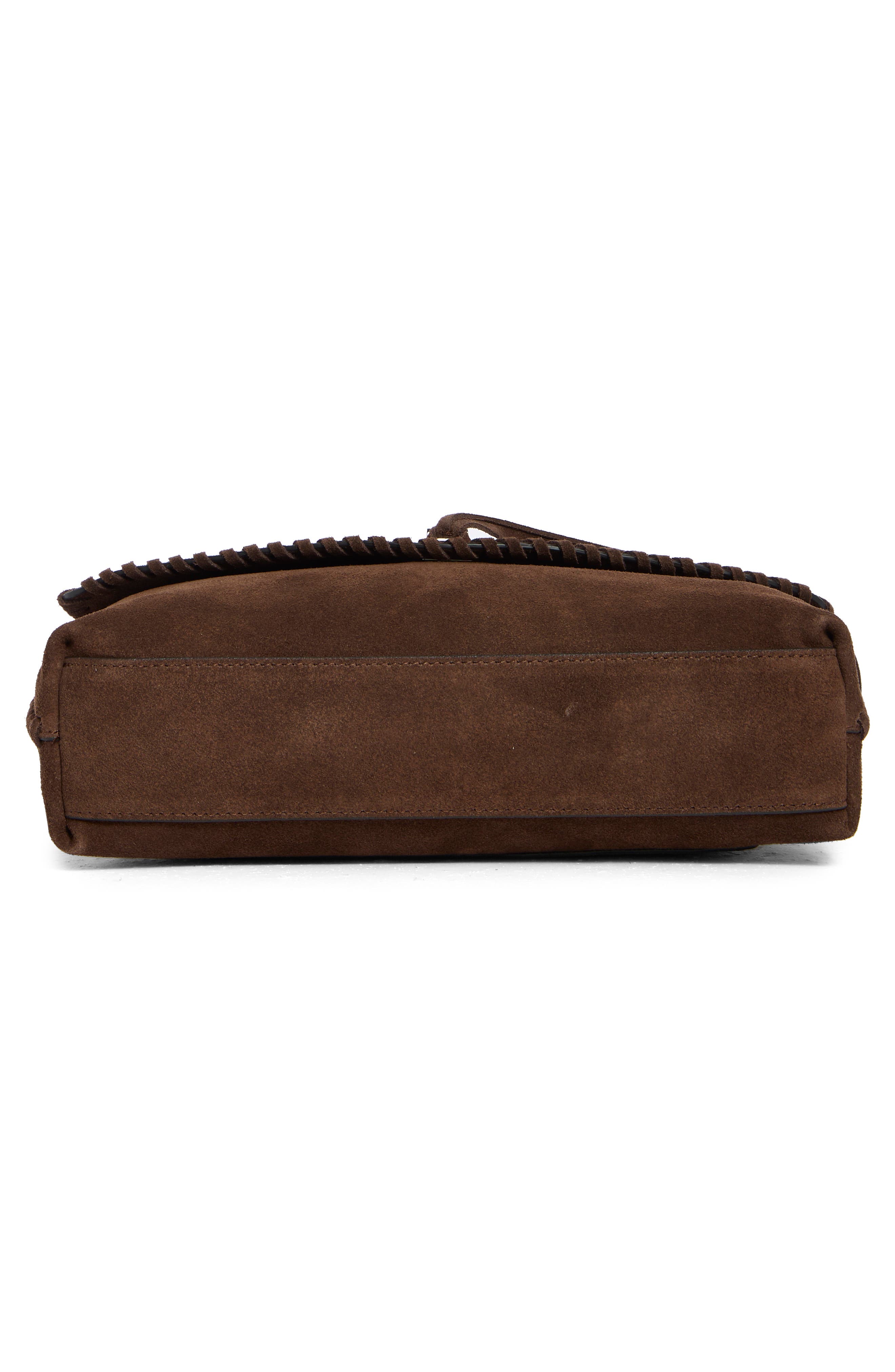 Rebecca Minkoff Darren Whipstitch Shoulder Bag, Alternate, color, Torte