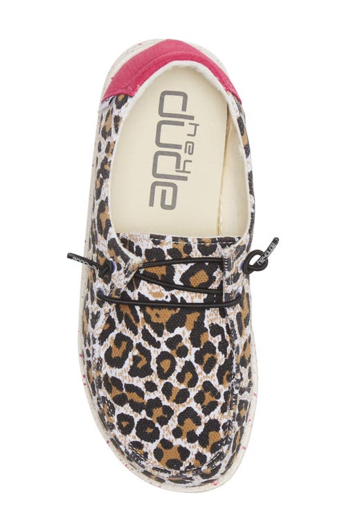 Hey Dude Wendy Moc Toe Sneaker In Cheetah