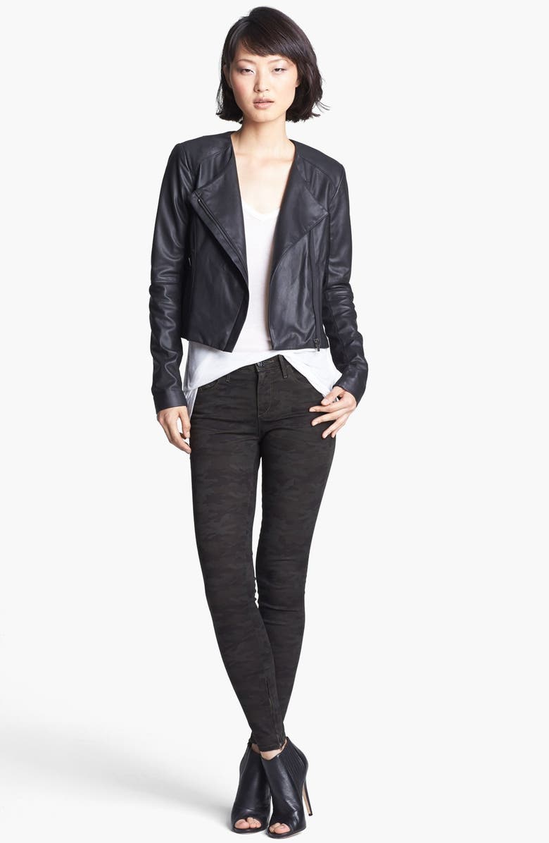 Veda 'Dali' Leather Jacket, Alternate, color, 