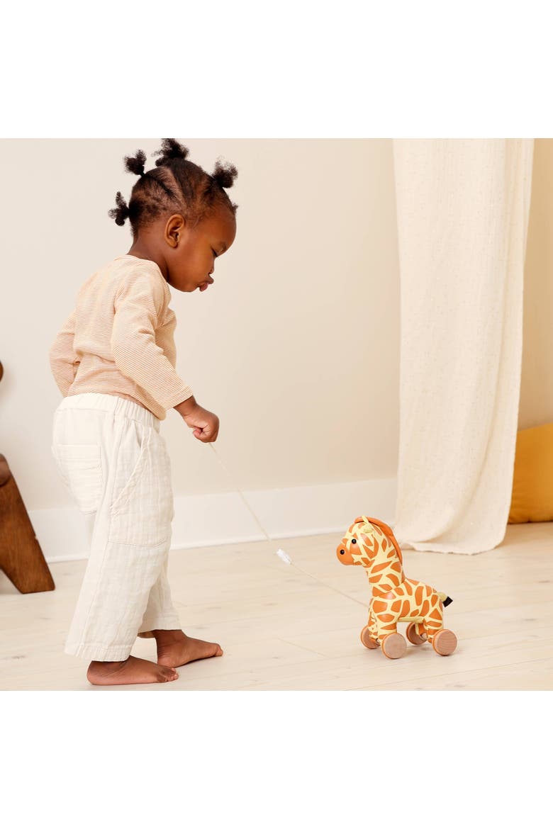 Pull Along Friends - Gina the Giraffe, Plush Toy, Alternate, color, Multicolor