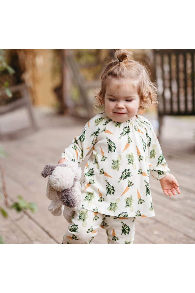 Organic Cotton Dress and Legging Set, Alternate, color, Homestead